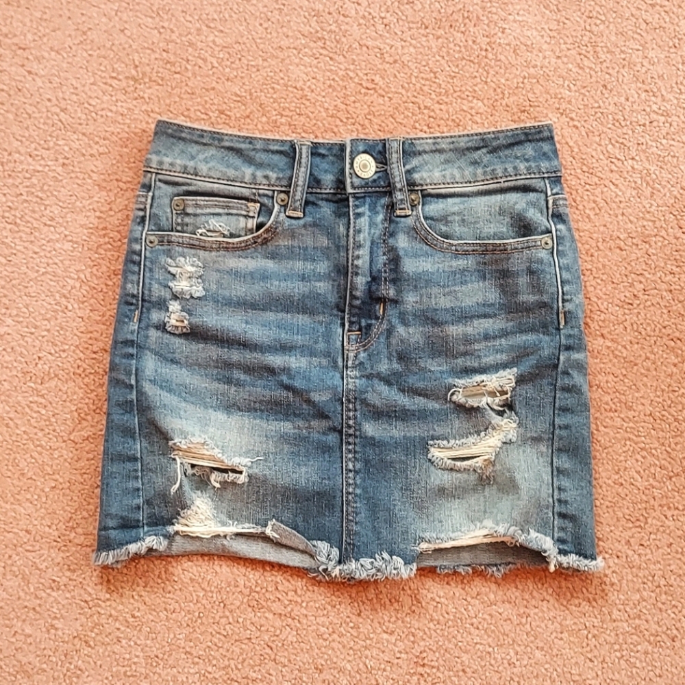 American Eagle jean skirt